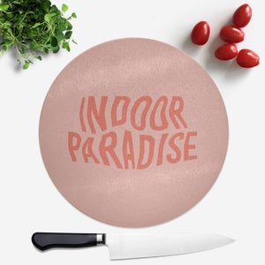 Indoor Paradise Round Chopping Board