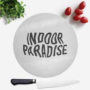 Indoor Paradise Round Chopping Board