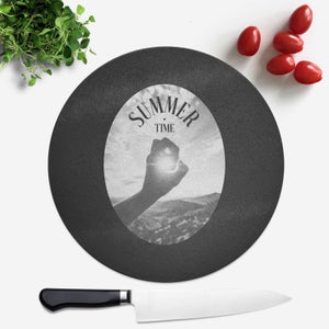 Summer Time Round Chopping Board