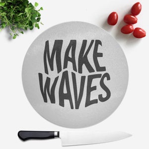Make Waves Round Chopping Board