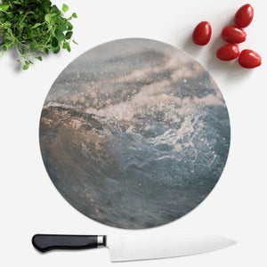 Wave Texture Round Chopping Board