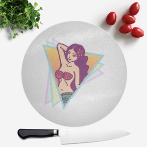 Mermaid Summer Round Chopping Board