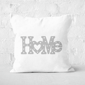 Home Typographic Square Cushion