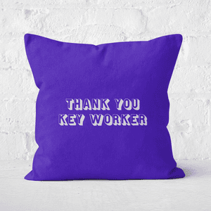 Thank You Key Worker Square Cushion