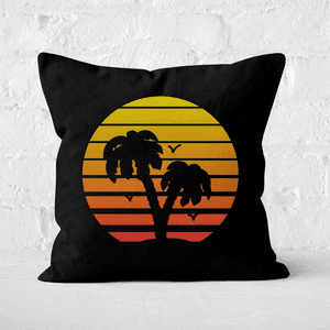 Summer Sunset Square Cushion