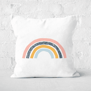 Textured Rainbow Square Cushion