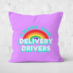 Thank You Delivery Drivers Square Cushion