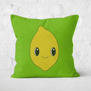Cute Lemon Square Cushion