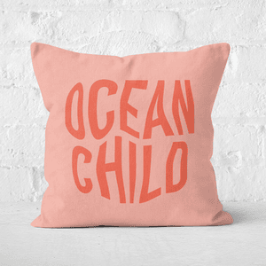 Ocean Child Square Cushion