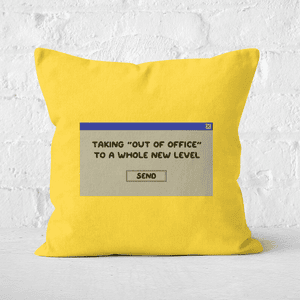 Taking Out Of Office To A Whole New Level Square Cushion