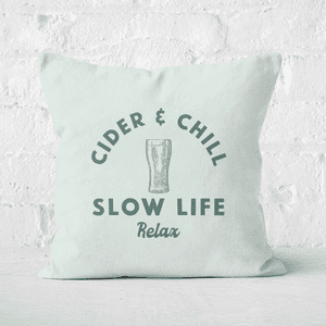 Cider And Chill Square Cushion