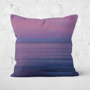 Sunset Purple Tones Square Cushion