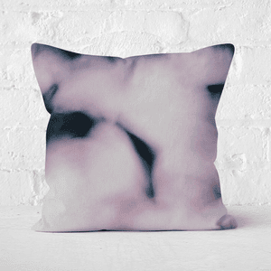Bokeh Purple Tones Square Cushion