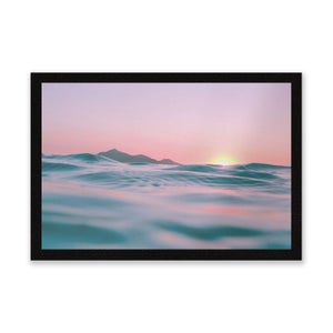 Sunset With Water Entrance Mat
