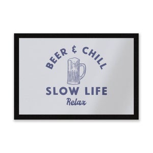 Beer And Chill Entrance Mat