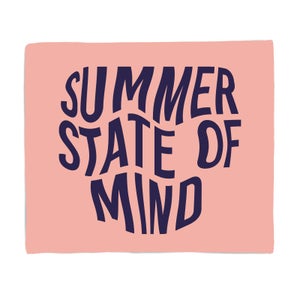 Summer State Of Mind Fleece Blanket
