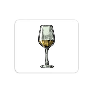 White Wine Mouse Mat