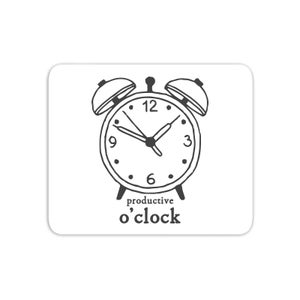 Productive O'Clock Mouse Mat