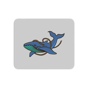 Sea Blue Whale Mouse Mat