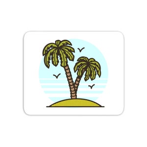 Deserted Island Mouse Mat