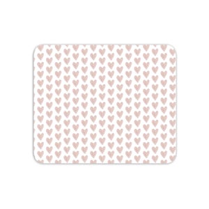 Pink Hearts Mouse Mat