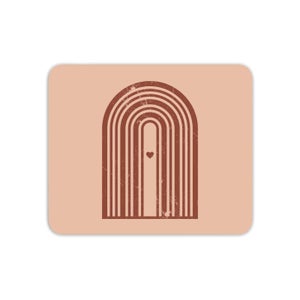 Distressed Rainbow Love Mouse Mat