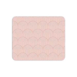 Trippy Rainbow Pink Mouse Mat