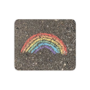 Chalk Rainbow Mouse Mat