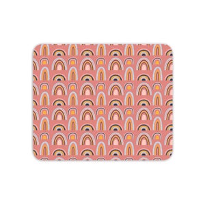 Rainbow Pink Mouse Mat