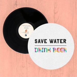 Save Water, Drink Beer Slip Mat
