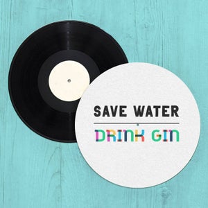 Save Water, Drink Gin Slip Mat