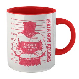 Death Row Records Mug Shot Mug - White/Red