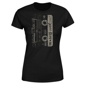 T-shirt Death Row Records Tape Dec - Noir - Femme