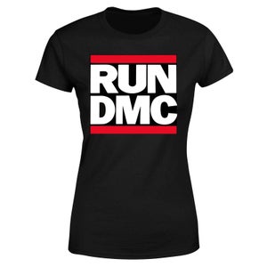 T-shirt Run DMC Logo - Noir - Femme