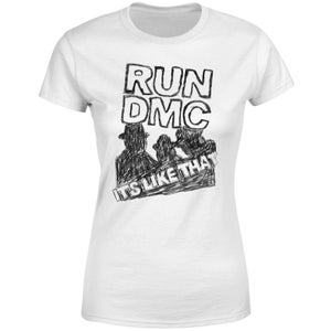 Run DMC It's Like That Women's T-Shirt - Wit