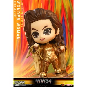 Hot Toys Wonder Woman 1984 Mini Figurine Cosbaby Woman en armure dorée 10 cm