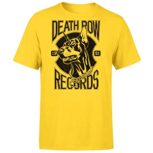 Camiseta Death Row Records Doberman - Unisex - Amarillo