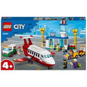 LEGO City: 4+ Zentralflughafen Charterflugzeug Spielzeug (60261)