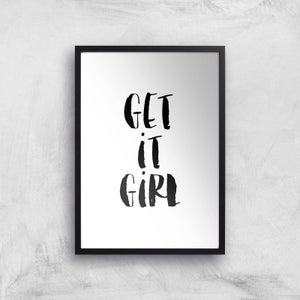 The Motivated Type Get It Girl Giclee Art Print