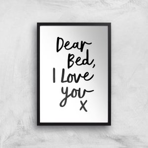 The Motivated Type Dear Bed I Love You X Giclee Art Print