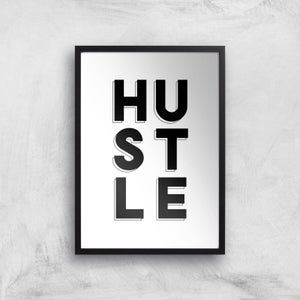 The Motivated Type Hustle 3D Giclee Art Print