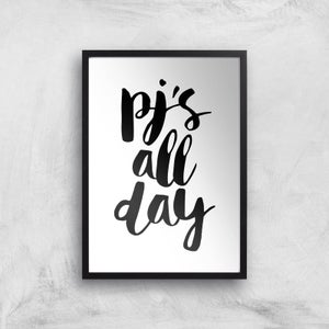 The Motivated Type PJs All Day Giclee Art Print