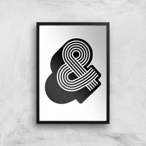 The Motivated Type Ampersand Giclee Art Print