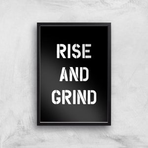 The Motivated Type Rise And Grind Giclee Art Print
