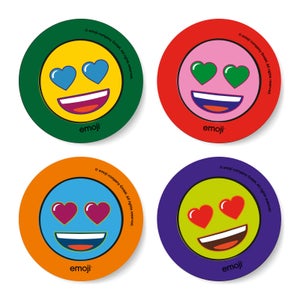 Emoji Pop Art Coaster Set