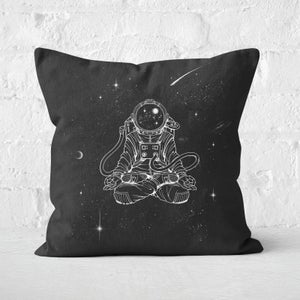 Zen Astronaut Square Cushion