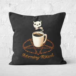 Morning Ritual Square Cushion