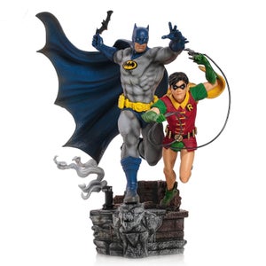 Statuette Batman & Robin de Ivan Reis à l'échelle 1/10 DC Comics Deluxe Art Scale 25cm - Iron Studios