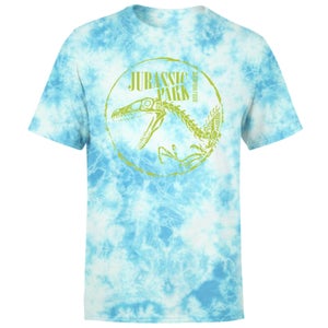 T-shirt Jurassic Park Skell - Bleu Tie Dye - Unisexe