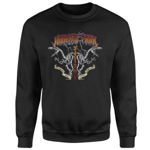 Sweat-shirt Jurassic Park Raptor Twinz - Noir